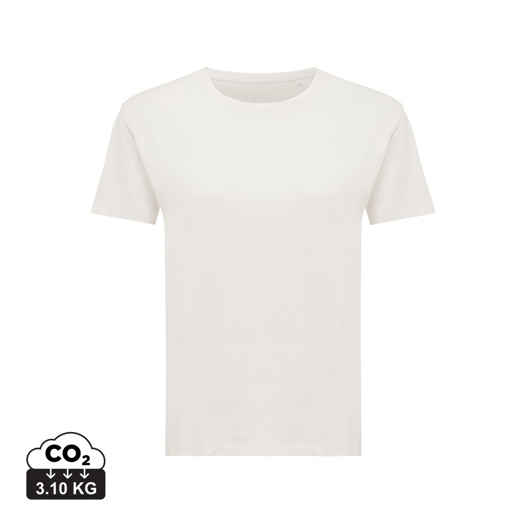 T-shirt Femme personnalisable coton bio 160g Yala Iqoniq Ivory White